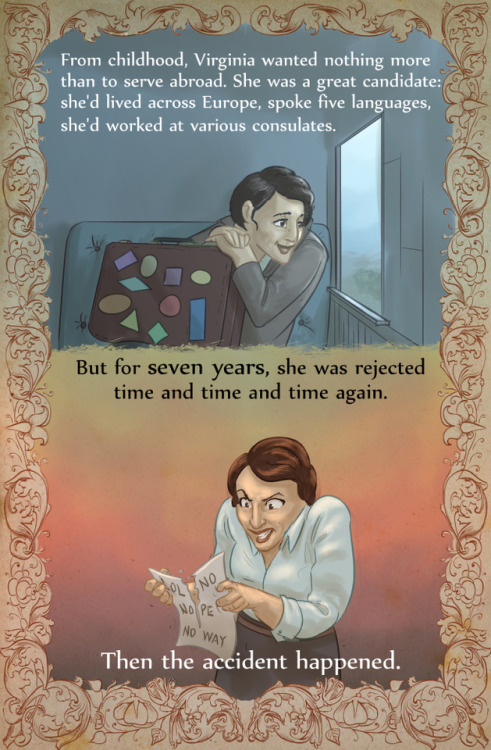 rejectedprincesses: Virginia Hall (1906-1982): The Most Dangerous Spy of All  Book 2 available 