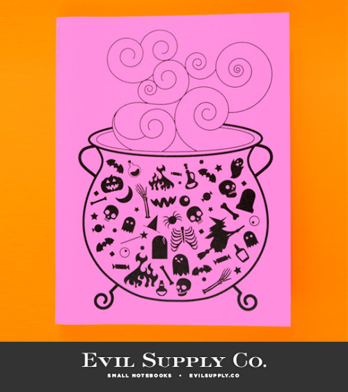 Witch Cauldron notebook ($2.25)Bubbling over (figuratively, unless you&rsquo;re very skilled wit