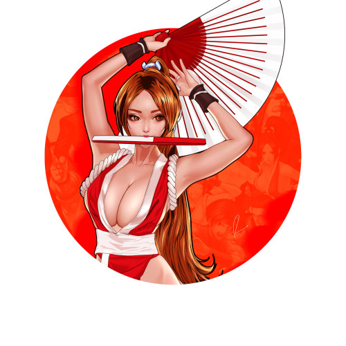 dalinscar:  Mai Shiranui by Fei Teng https://www.artstation.com/teng-fei