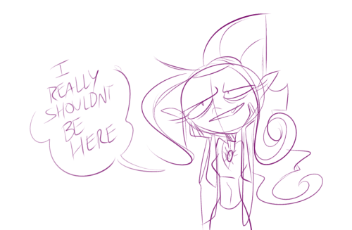 kindahornyart:  And back to our regular creepy girl content. 