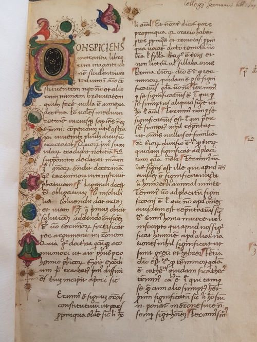 LJS 457 - Loyca parva &hellip; [etc.]This manuscript is a 15th-century work on scholastic logic used