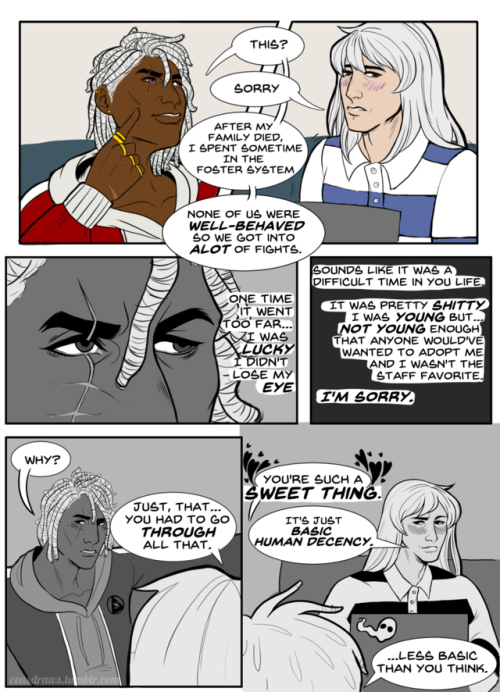 ceasdraws: Here it is! The comic I’ve been working on for @rymyanna fic Ghost done in celebrat