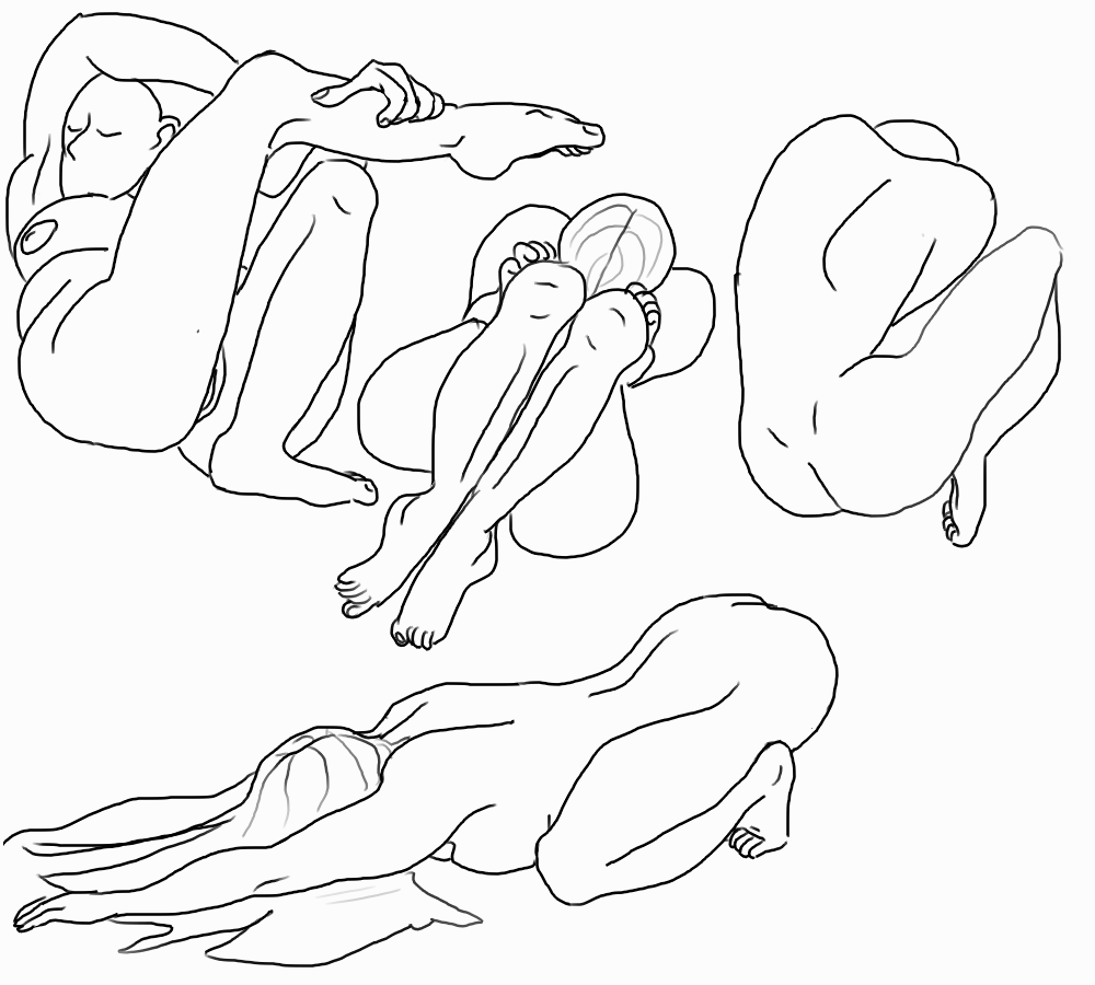 prince-nal:  I started each drawing with the leg/knee/thigh