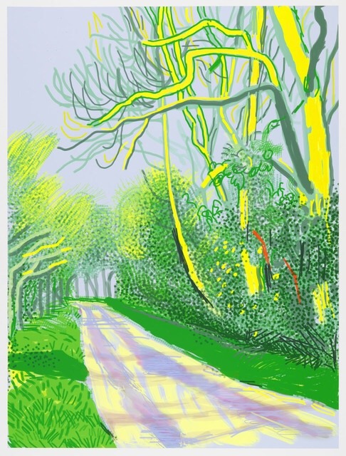 fuckyeahdavidhockney:  The Arrival of Spring in Woldgate, East Yorkshire in 2011  IPad drawings printed on paper, edition of 25