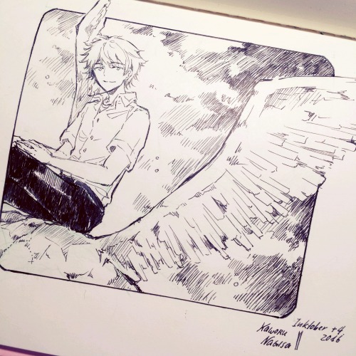 fuwishi:  Inktober is over but my sketchbook not yet full, so please bear with me haha. I only know 