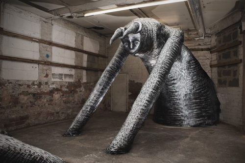 bizarre art of British artist Phlegm