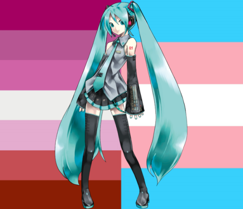 dailygir1z: Today’s trans lesbian is: Hatsune Miku (Vocaloid) (This was originally hosted on @