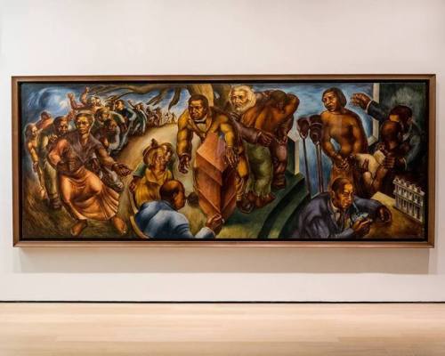Charles White: Five Great American NegroesCharles White’s first mural “Five Great American Negroes”—