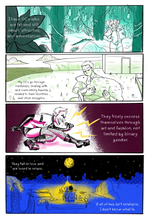 arthurroseart:I made this comic about myself, my OCs, and the art industry as someone who’s tr