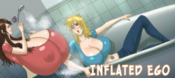 expansionfancomics:  Gigajapo and Forst strike back with another instalment of the expansion-filled bonanza known as Inflated Ego, and this one is our steamiest yet (and not just because it has a shower, wink wink). The latest issue is now available for