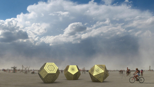 crossconnectmag:         HYBYCOZO, or the Hyperspace Bypass Construction Zone, is a series of sublime, laser cut cosmic objects, ranging from a Burning Man art installation to design pieces for the home. The project is inspired by the intersection of