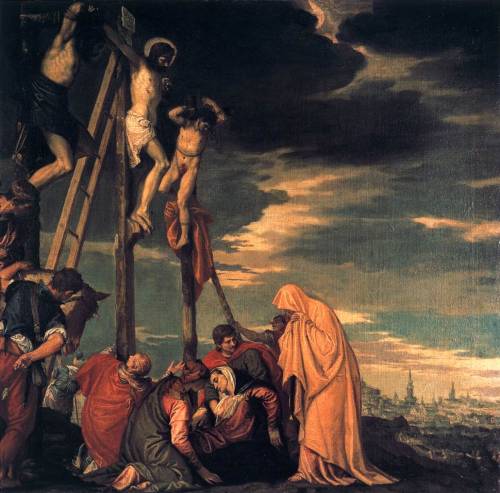 paolo-veronese:  Crucifixion, 1582, Paolo VeroneseMedium: oil,canvas