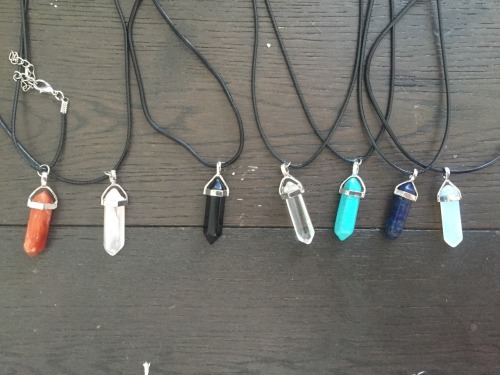 ameliastardust:  ameliastardust:  little-nickol:  ameliastardust:  Okay so here is like 90% of the different types of chokers I have in stock at my store http://Ameliastardust.nyc so if you’re interested in one message me! Also if you see a charm or