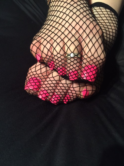 Fishnet socks:)