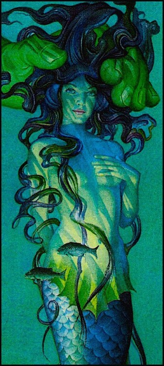 mermaidenkay:“The Little Mermaid” written by Hans Christian Andersen, illustrated here by American a