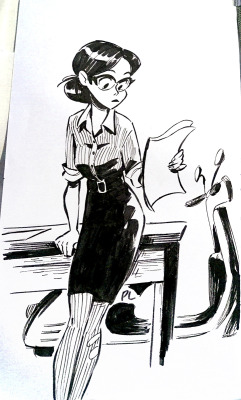 onlyparkland:  Inktober #07. Miss Pauling!