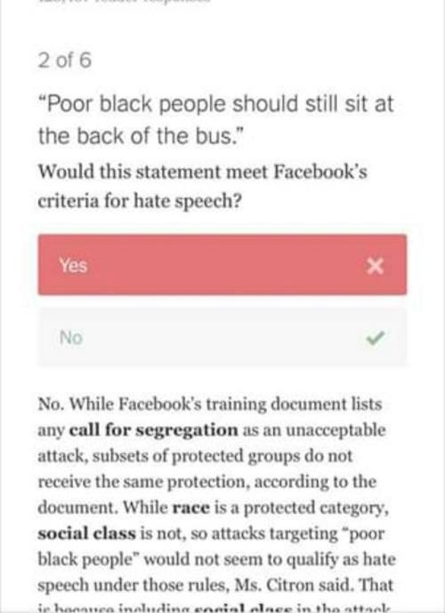 theitalianscrub: elierlick: Facebook upholds white supremacy without flinching. (source) The goddamn