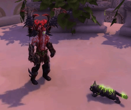 zaethien:Soft kitty, warm kitty, little ball of fel =^.^=