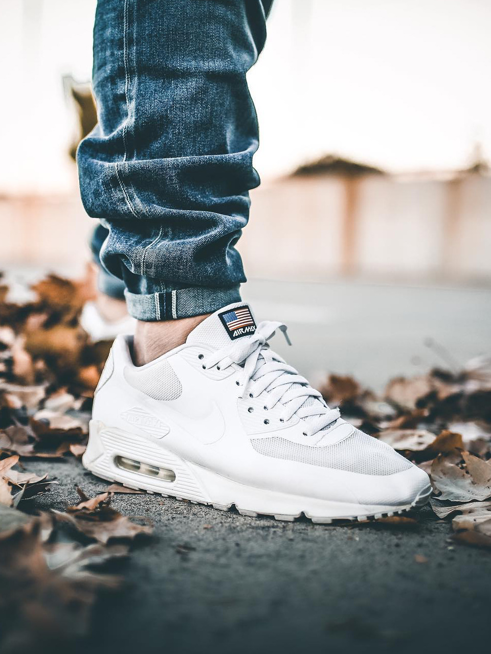 nike air max 90 independence day white