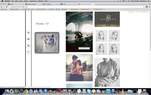 Theme 03 - Christinaxox Live Preview ☯ Code Perks: Perfect for personals/verticals Simple but classy