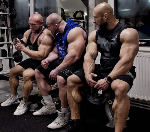 muscletitanlover: beefparade: #czechboys Czech BodybuildersVojta Koritensky, Tomas Kaspar, Milan Sad