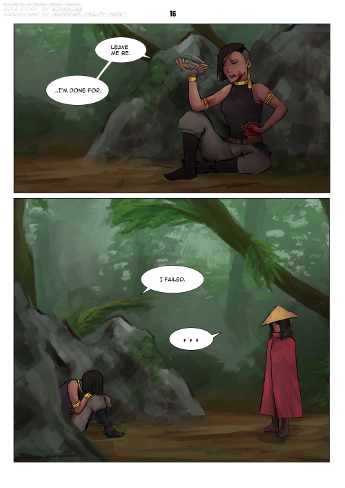 Raya and the Last Dragon Fancomic - WoundsPart 2 of the Wounds fancomic. Raya, come on, really?&