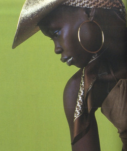 roguetraders:Alek Wek x Miss Sixty, 2000