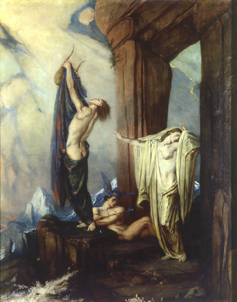 ratatoskryggdrasil:Charles Ricketts, Orpheus and Eurydice