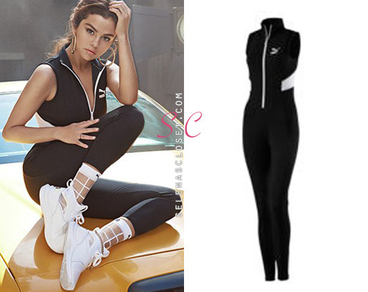 puma retro rib overall jumpsuit