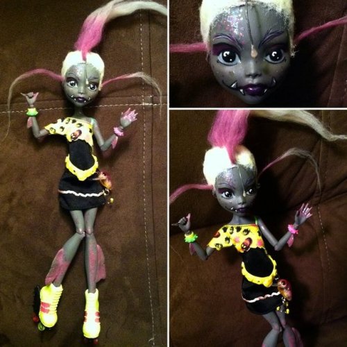 Monster High Custom: Angie Angler by TerribleToadQueen 