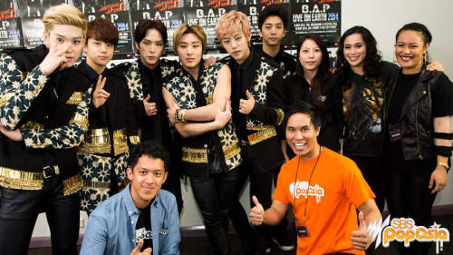 Looks like Korean pop group B.A.P is conquering the world one step at a time. Here they are in Austr