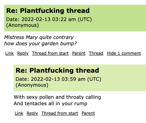 how does your garden bump?https://fail-fandomanon.dreamwidth.org/532455.html?thread=3227525863#cmt32