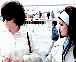 Ladypresley:  Disneyland, 1966; Priscilla With Patsy Presley, Her Mother Ann Beaulieu,