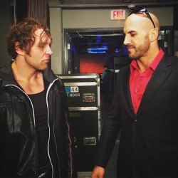 unstablexbalor:  wwe: Were the #LunaticFringe and the #SwissSuperman @wwecesaro able to coexist in the Main Event? #SmackDown  