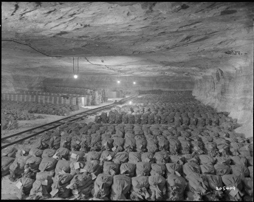 todaysdocument: The Merkers Salt Mine Cache ReichsBank wealth, SS loot, and Berlin Museum paintings 