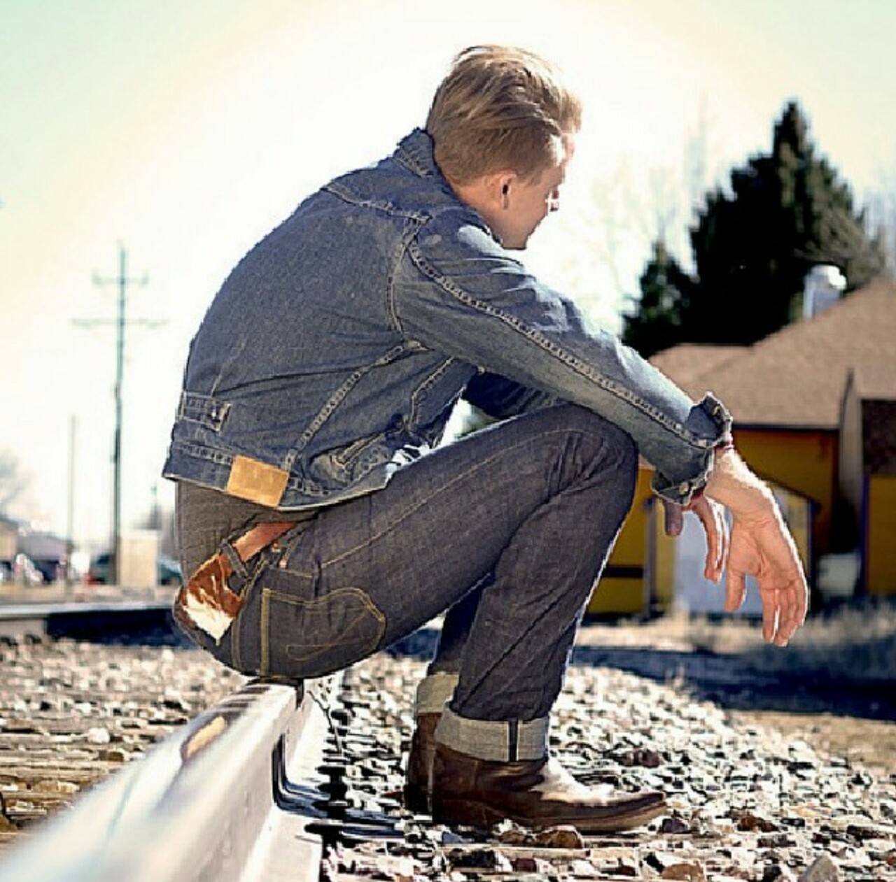 Harness and Engineer Boots — Denim and cowboy boots such a classic