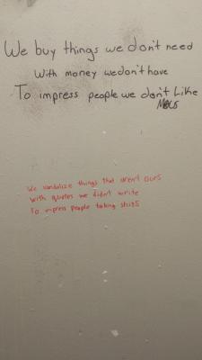 only1600kids:  bathroom poets           