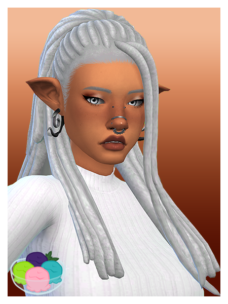 xvampiresimmerx:@marsosims Marisol HairRecolored in Candy Shoppe &amp; Noodles Sorbet Remix &