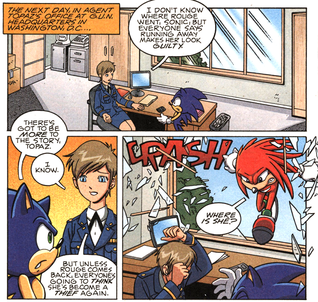Thanks Ken Penders You D Think Knuckles Would Know How To Knock What Thanks Ken Penders You D Think Knuckles Would Know How To Knock What