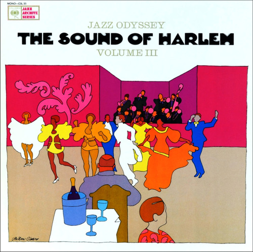 savetheflower-1967:  “Sound Of Harlem” LP cover - Art by Milton Glaser - 1965.