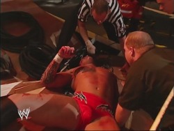 Very nice Randy Orton bulge outline!