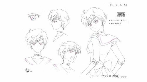  Outer Senshi Settei by  Kazuko Tadano From Sailor Moon Eternal The Movie Blu-ray Disc 2