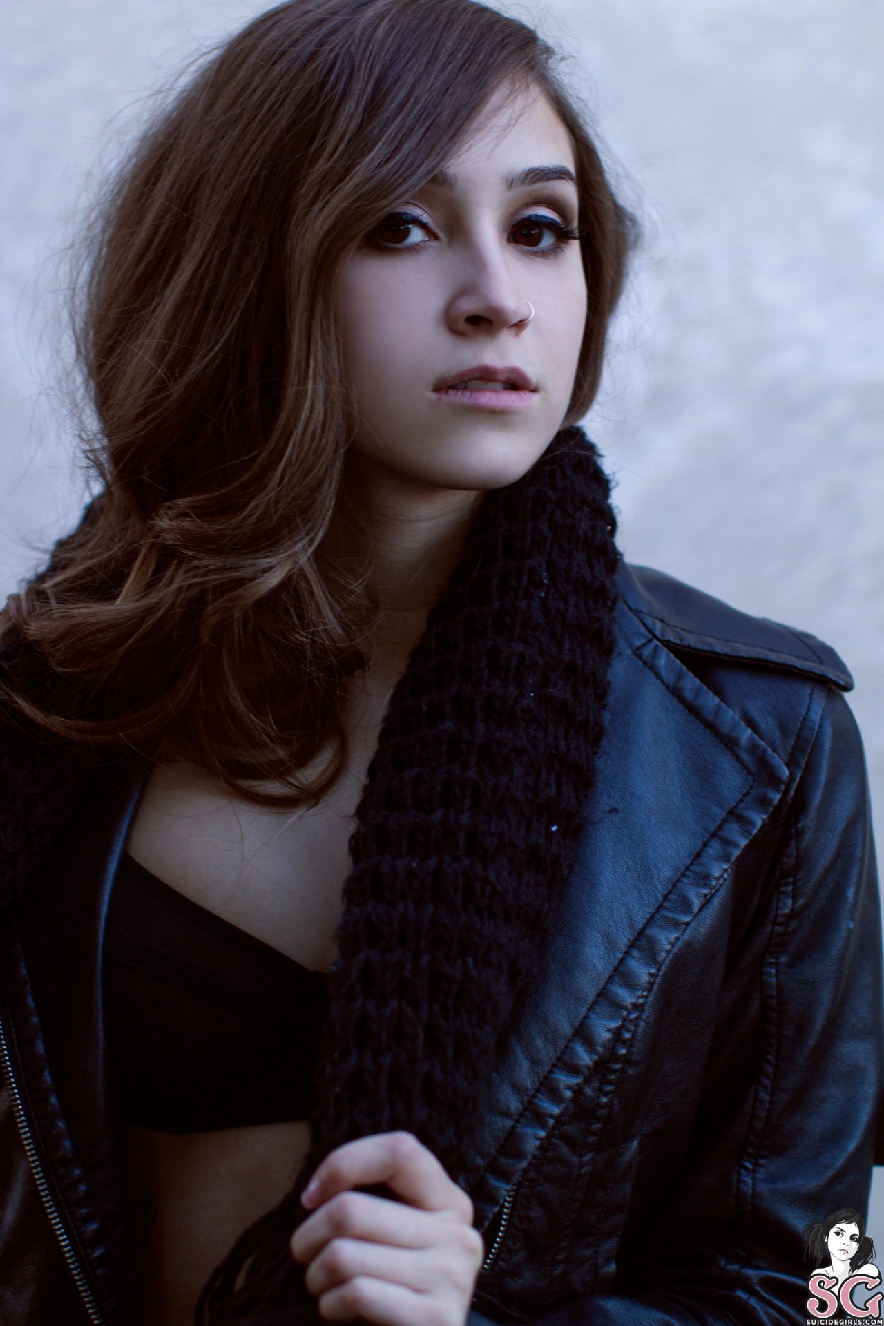 thebestsuicidegirls:    DIMPLES- IN LEATHER  