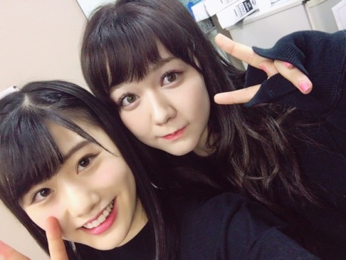 hkt48g: Murashige Anna (Team KIV), Oda Ayaka (Kenkyuusei)