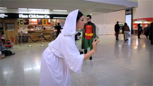 rectumofglory:aigue-marine:Help me, Obi-Wan Kenobi. You’re my only hope.Find the full LSCC Cosplay M