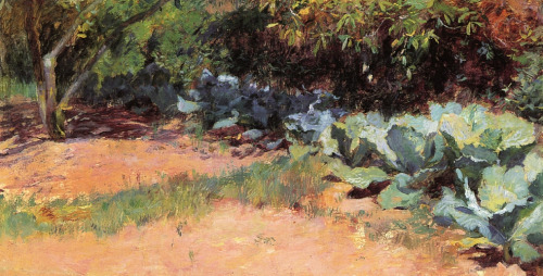 The Cabbage Patch, 1891, Guy RoseMedium: oil,canvas
