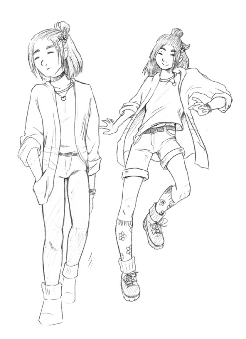 Older Frisk sketches that got cleaned ❤They range from 17-20 years old here.