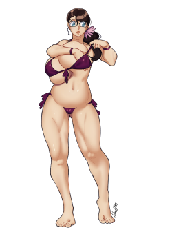 commissioned Cattleya swimsuit piece by lilirulu 