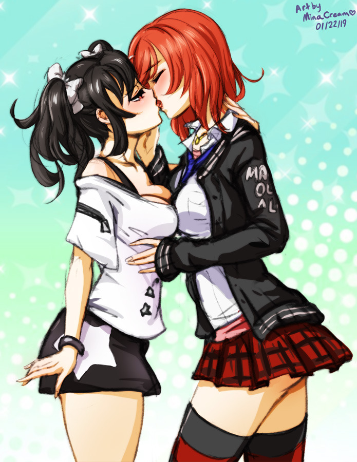 #470 Nico x Maki (Love Live!)  Commission meSupport me on Patreon  