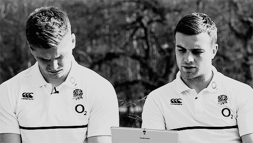 unionbbaes:  the Owen Farrell and George Ford video we were all waiting for since